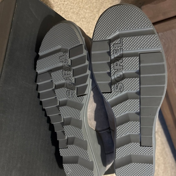 Sorel Evie zip wedge boot 9 grey Quarry - Picture 4 of 6